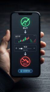 واجهة تنفيذ صفقات التداول اليومي - Day Trading Execution Interface
